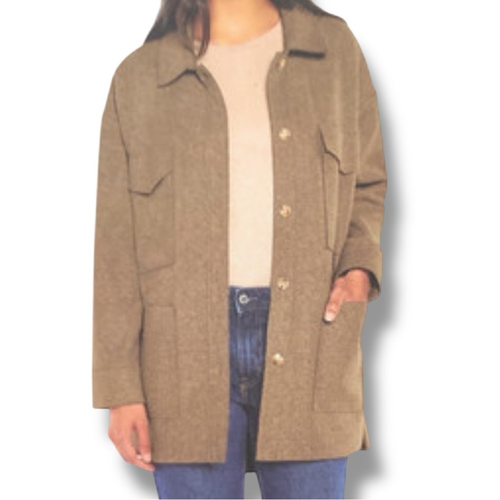 Banana Republic Brown Shacket M